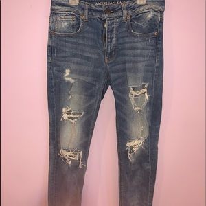 American Eagle ripped jeans